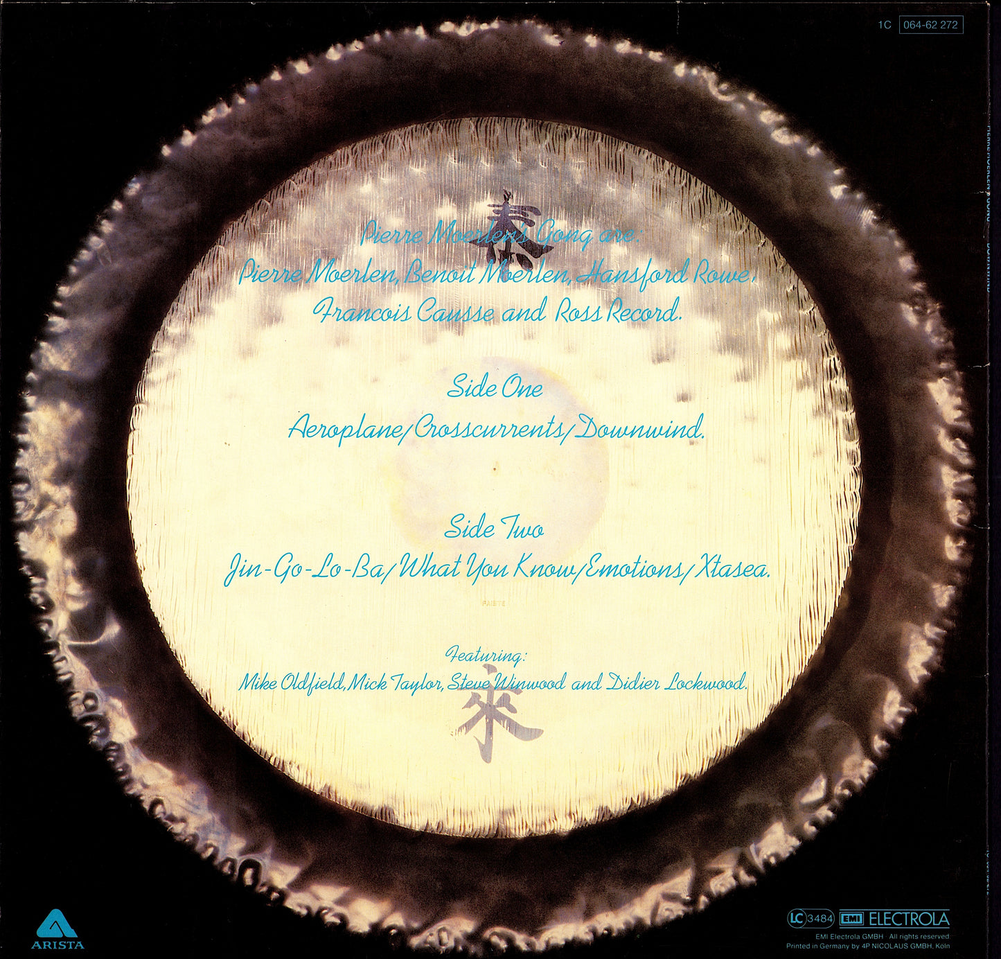 Pierre Moerlen's Gong – Downwind Vinyl LP | DE Original | 1979