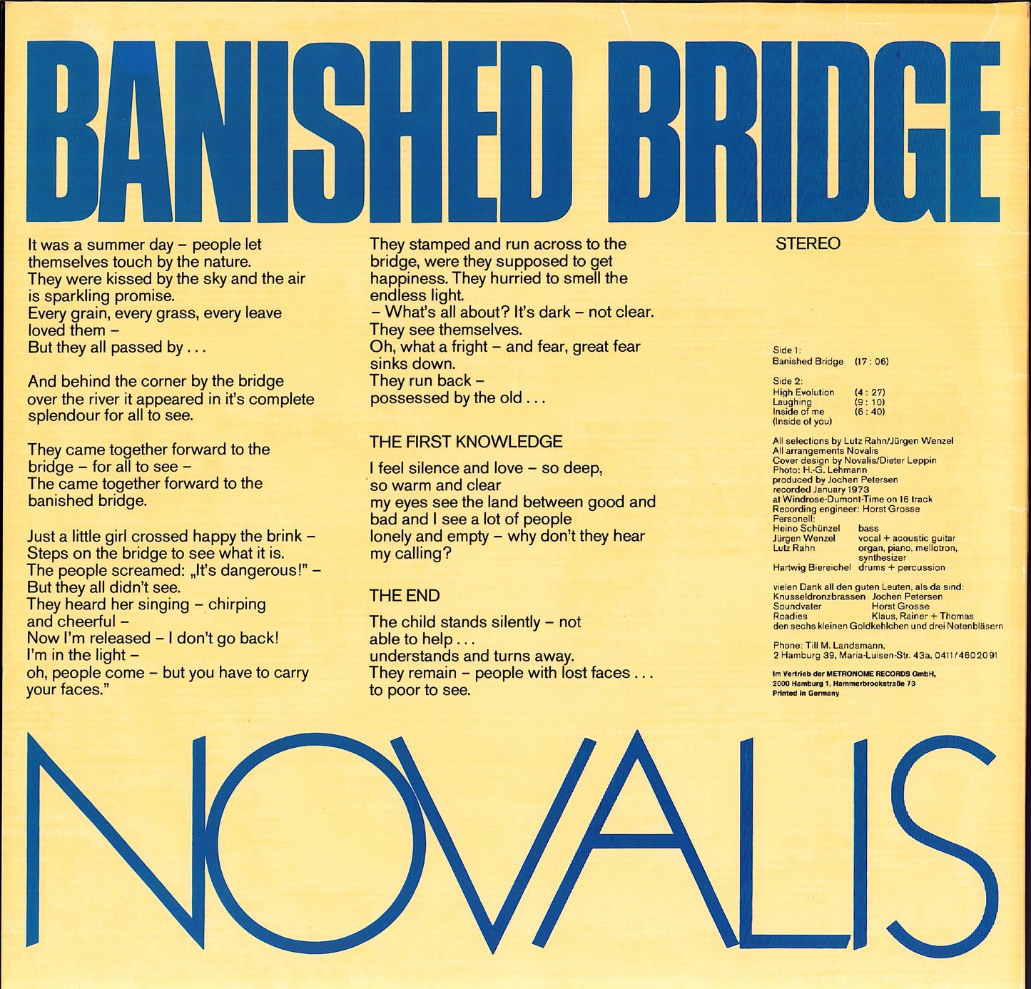 Novalis - Banished Bridge