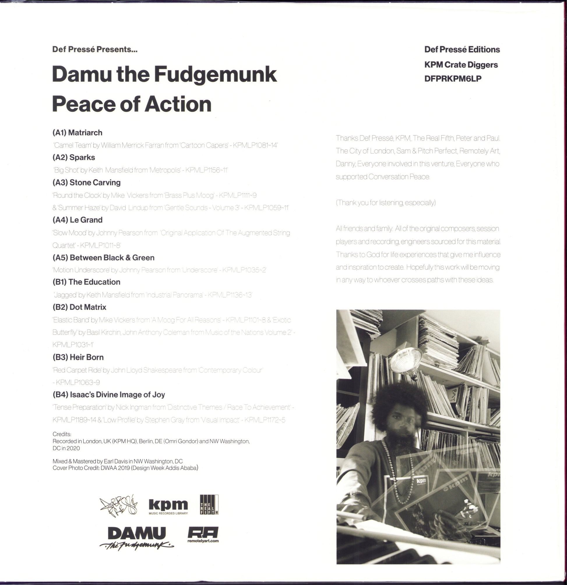 Damu The Fudgemunk - Peace Of Action