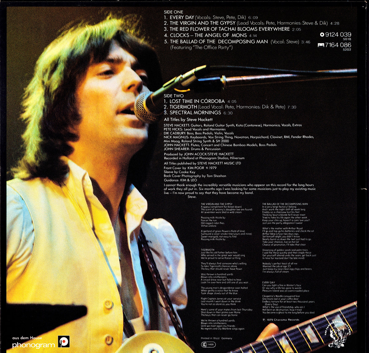 Steve Hackett – Voyage Of The Acolyte Vinyl LP Kopie