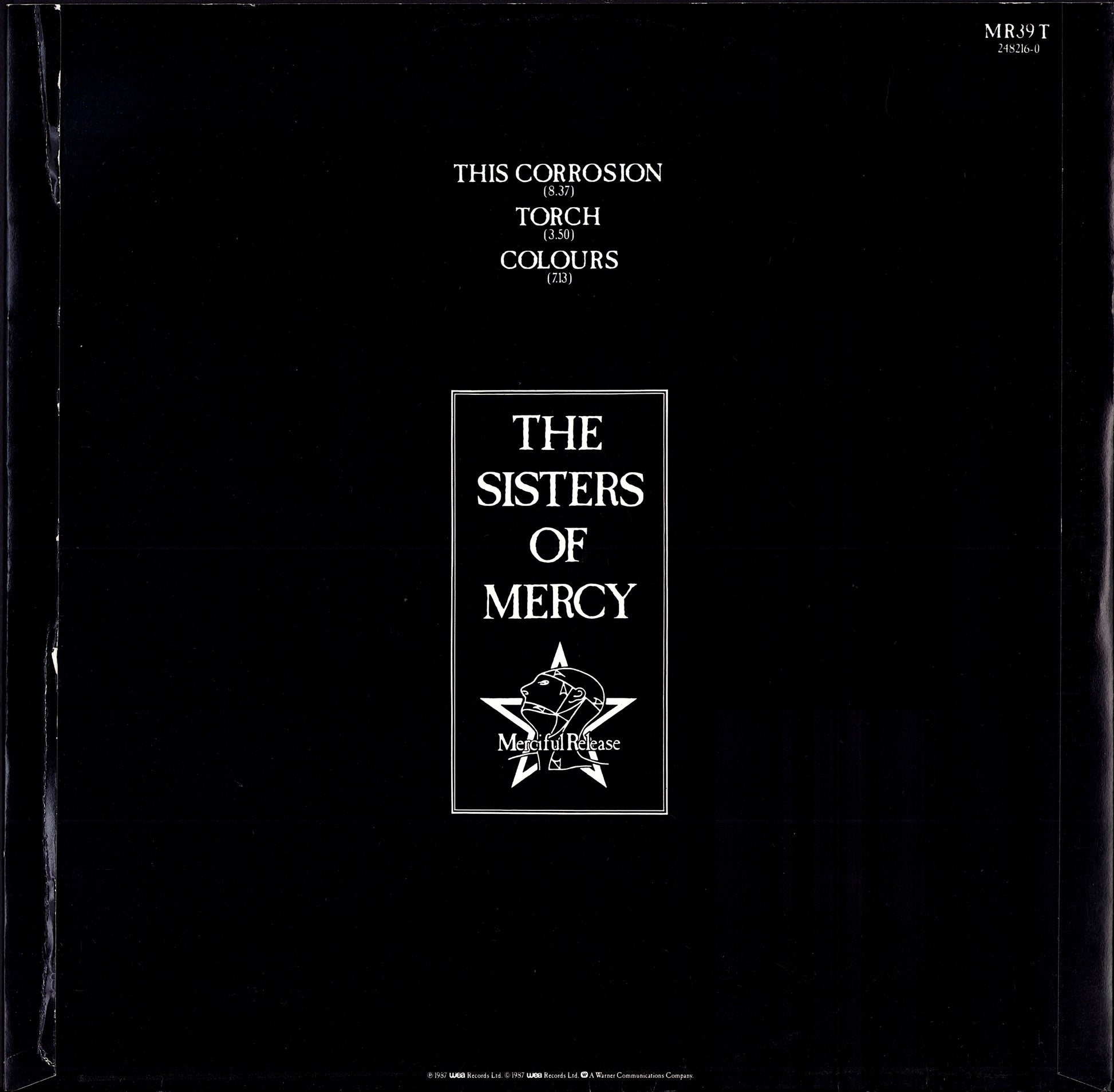 The Sisters Of Mercy - This Corrosion Vinyl 12" | UK Original | 1987