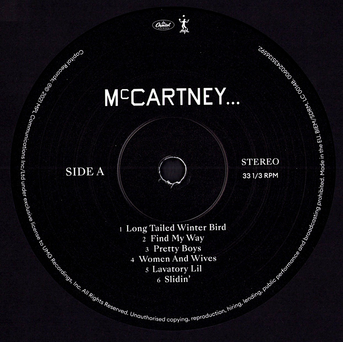 Paul McCartney - McCartney III (Vinyl LP | EU Original | Limited Edition | 2021)