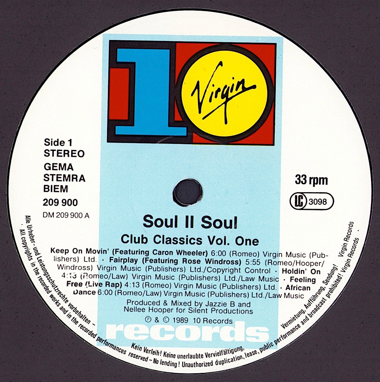 Soul II Soul - Club Classics Vol. One