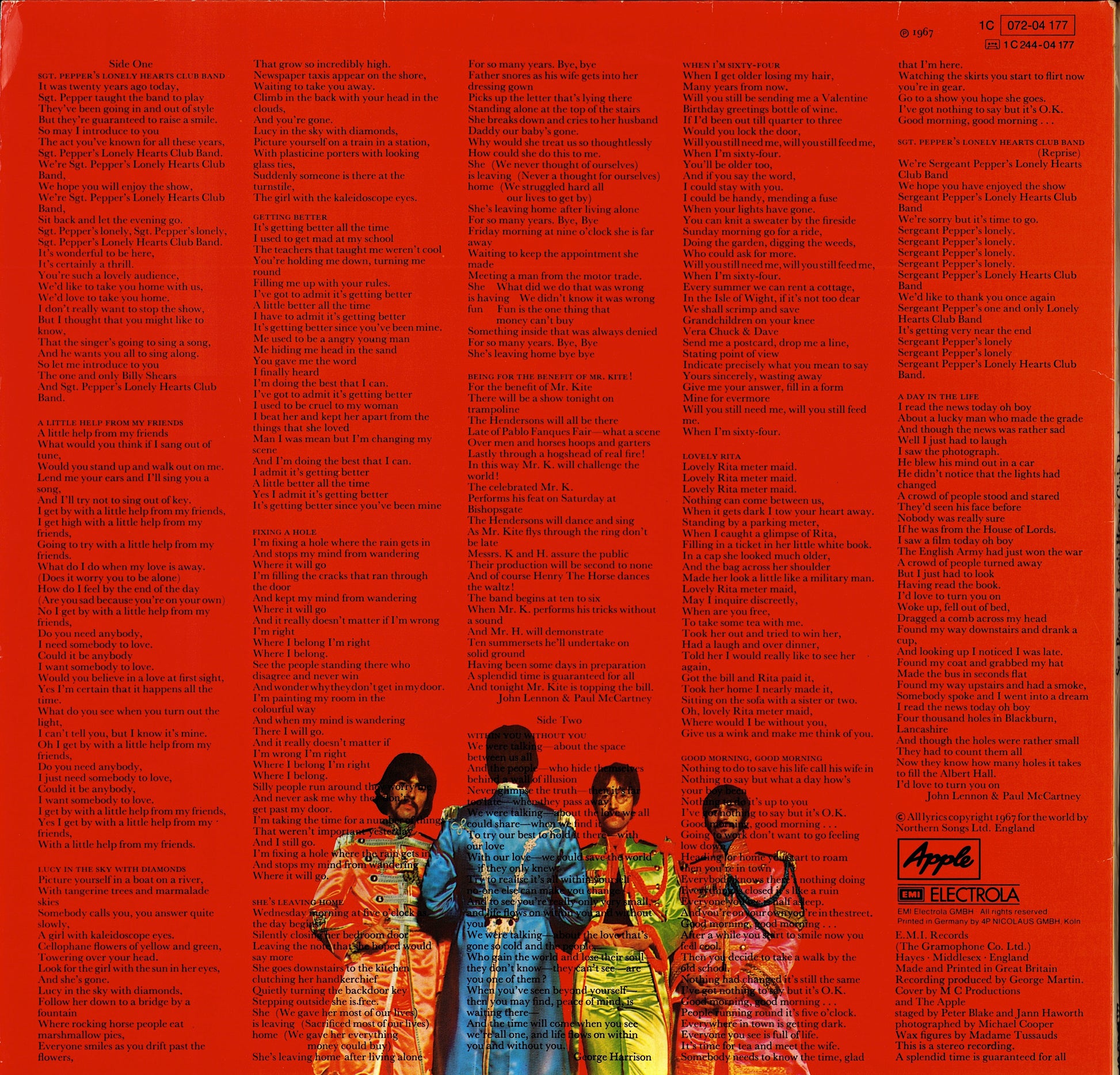 The Beatles - Sgt. Pepper's Lonely Hearts Club Band Vinyl LP