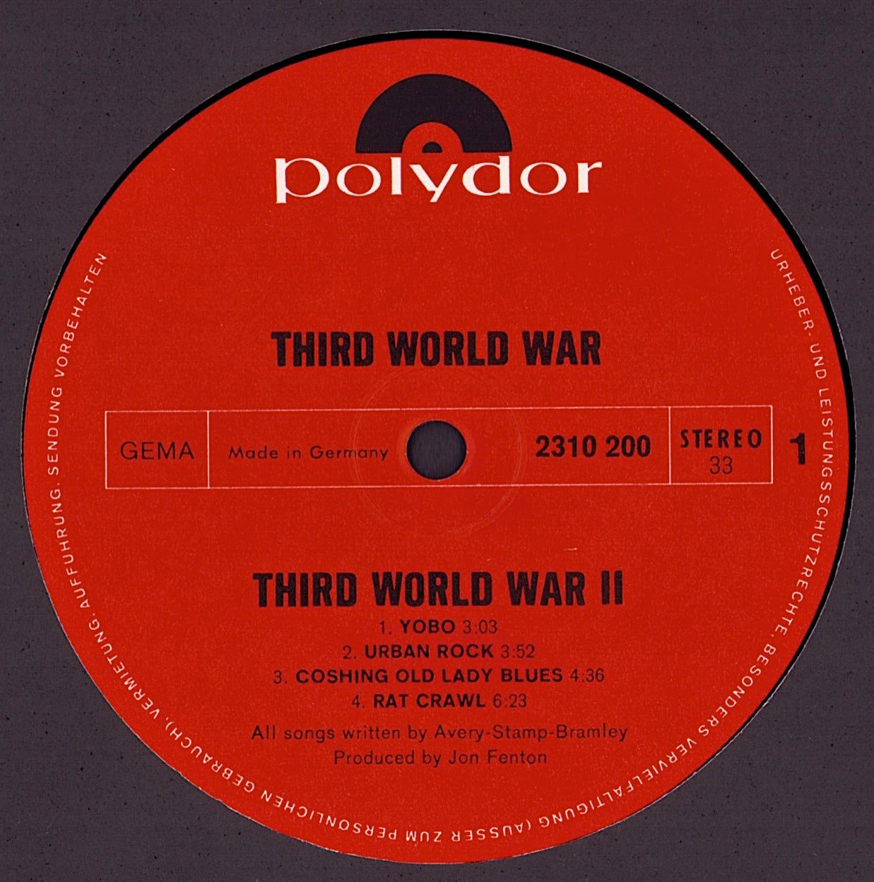 Third World War – Third World War 2 Vinyl LP