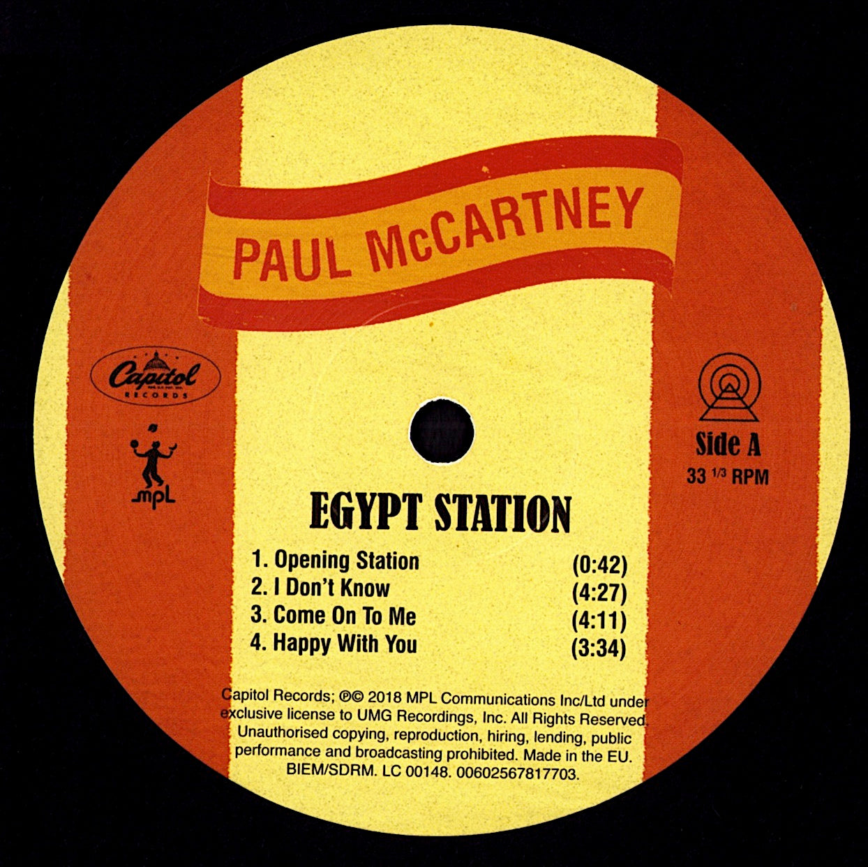 Paul McCartney - Egypt Station (Vinyl 2LP | EU Original | Deluxe Ltd. Edition | 2018)