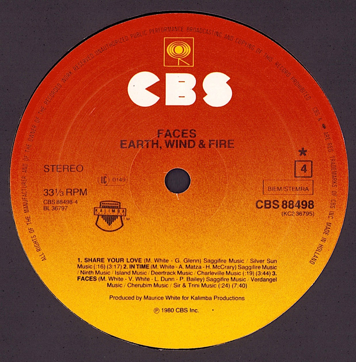 Earth, Wind & Fire - Faces Vinyl 2LP