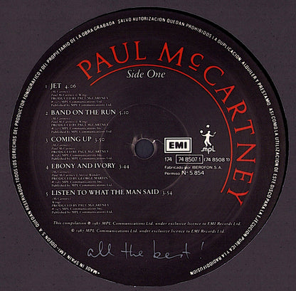 Paul McCartney - All The Best !