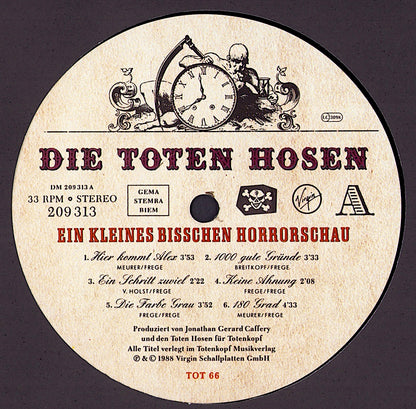 Die Toten Hosen - Ein Kleines Bisschen Horrorschau Vinyl LP