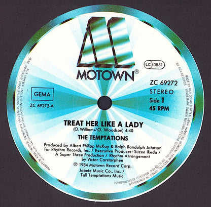 The Temptations – Treat Her Like A Lady White Vinyl 12"