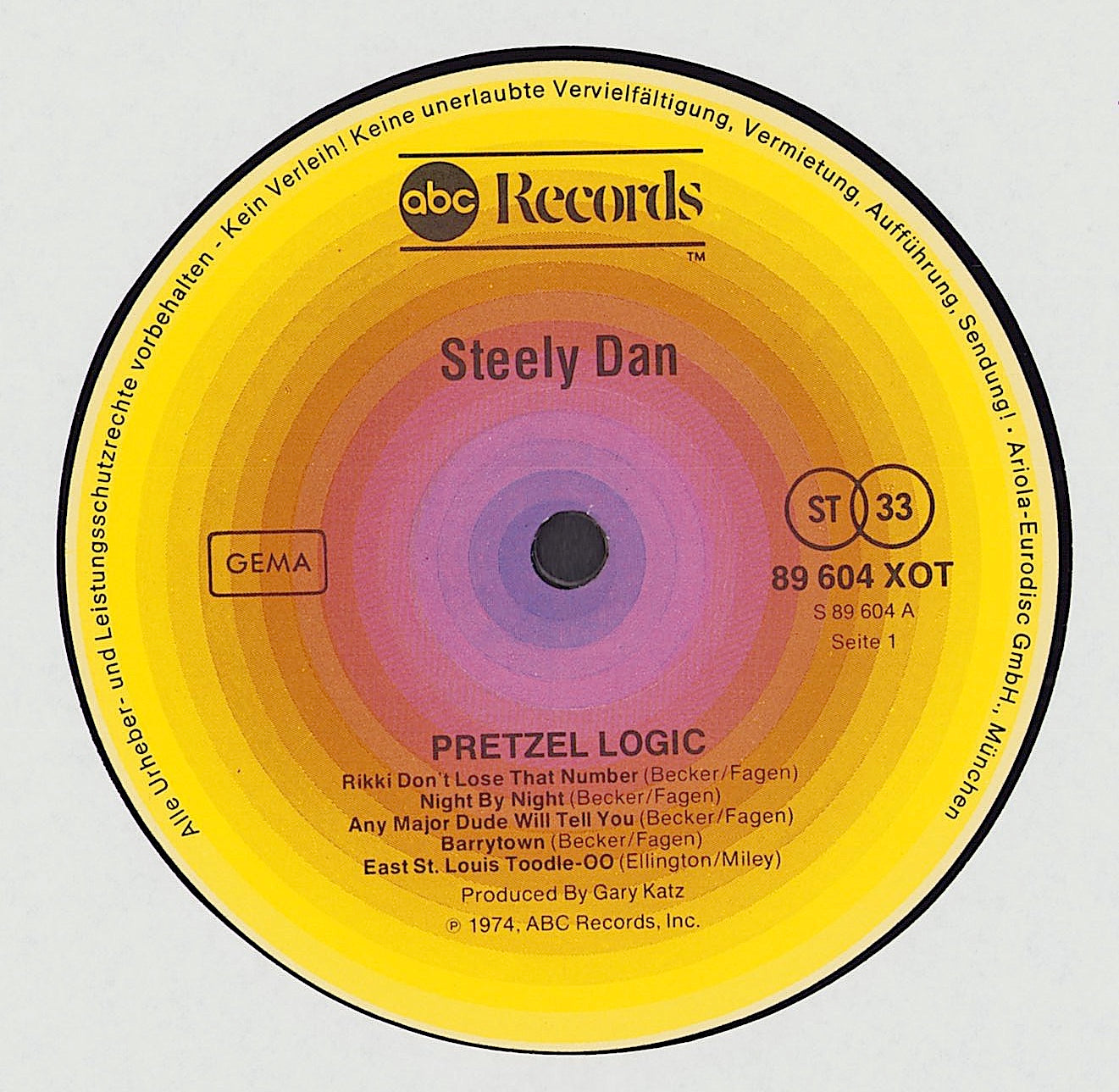 Steely Dan ‎- Pretzel Logic Vinyl LP