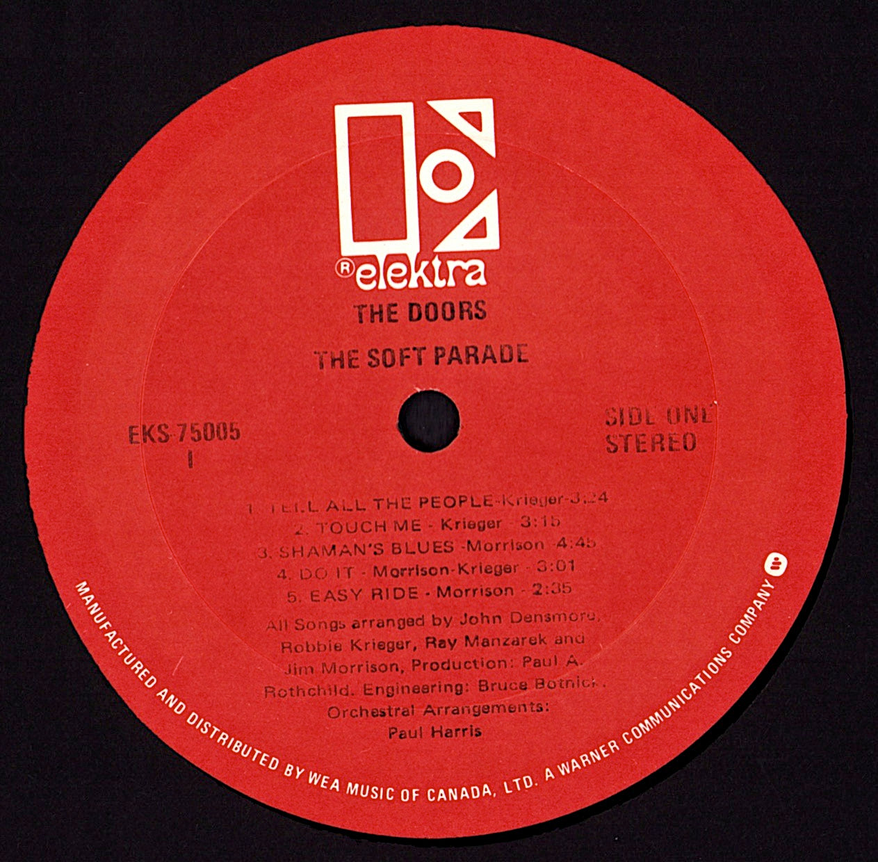 The Doors – The Soft Parade Vinyl LP