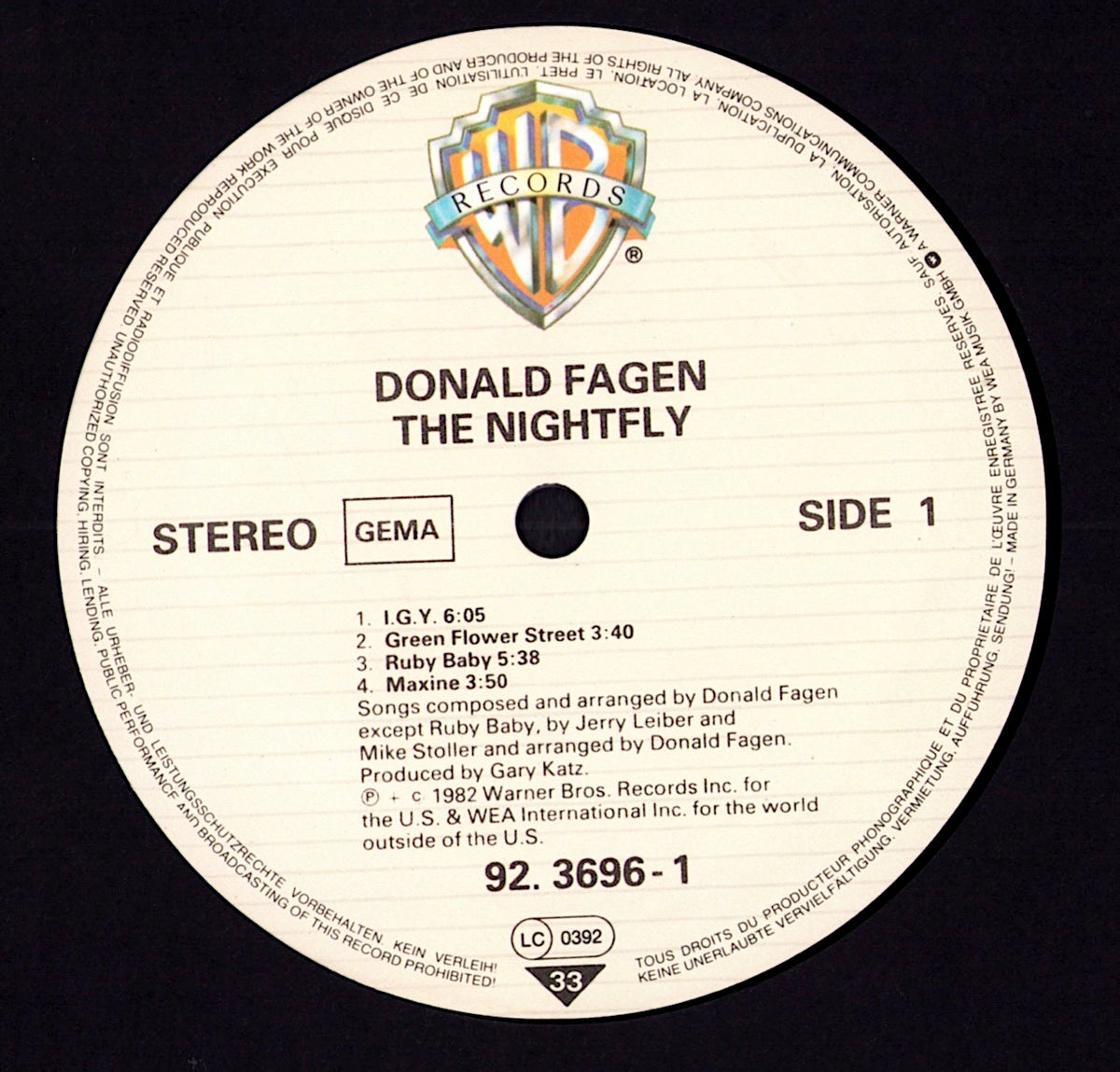 Donald Fagen - The Nightfly (Vinyl LP)