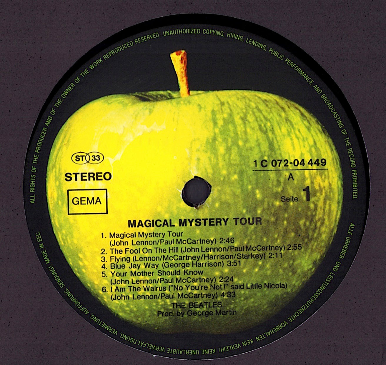 The Beatles ‎- Magical Mystery Tour Plus Other Songs Vinyl LP DE