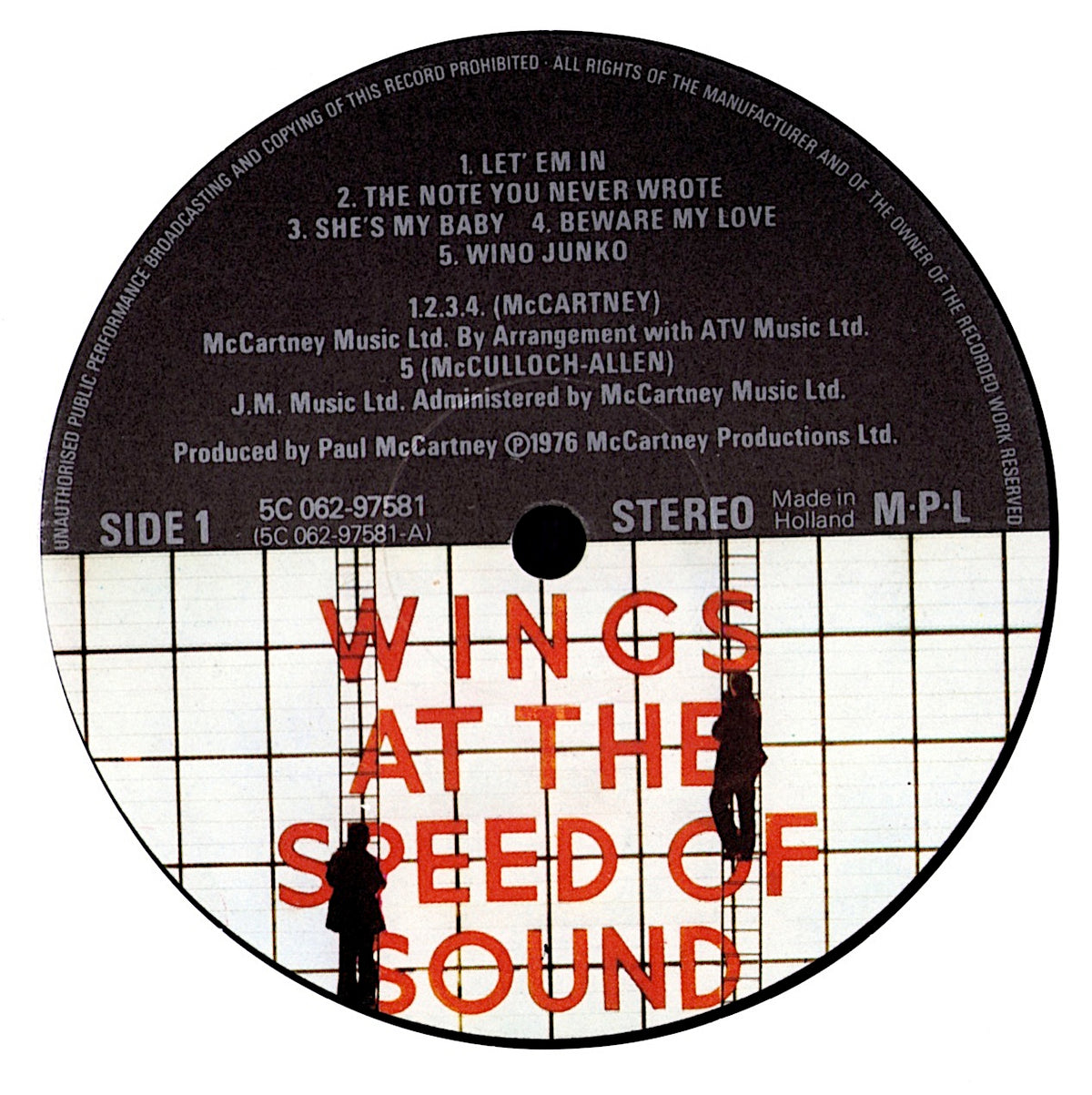 Wings - Wings At The Speed Of Sound (Vinyl LP | Dutch Original Pressing | 1976)