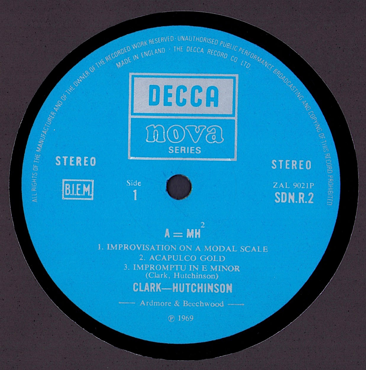 Clark-Hutchinson - A=MH² Vinyl LP