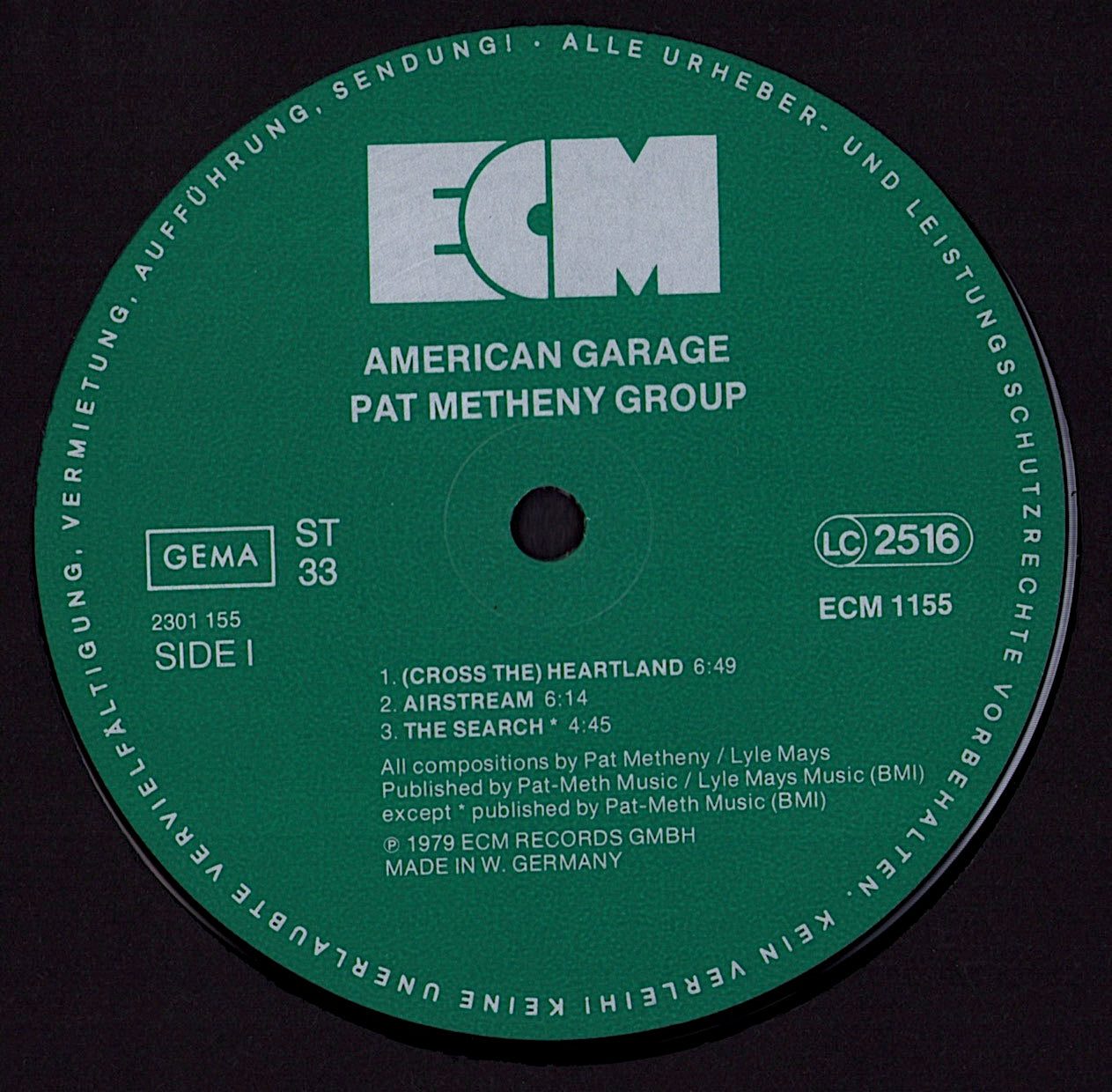 Pat Metheny – American Garage Vinyl LP