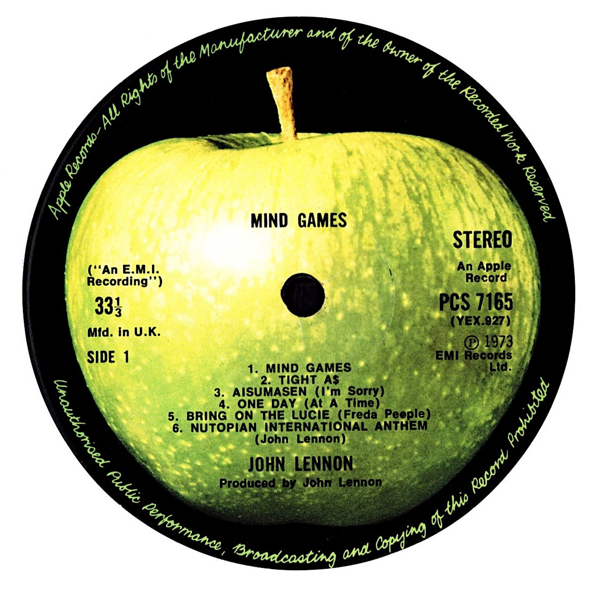 John Lennon - Mind Games (Vinyl LP | UK Reissue)