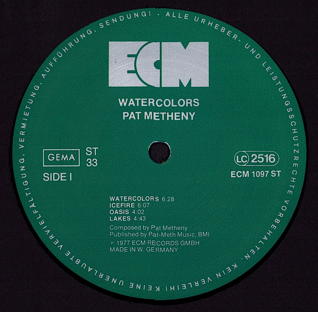 Pat Metheny – Watercolors Vinyl LP