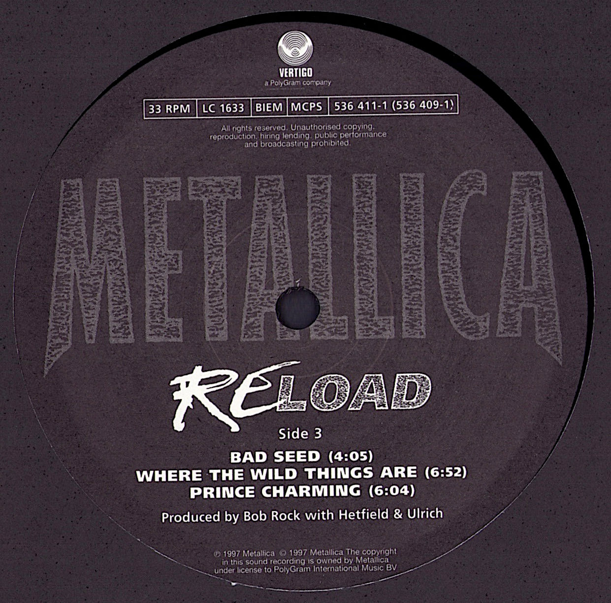 Metallica - Reload Vinyl 2LP