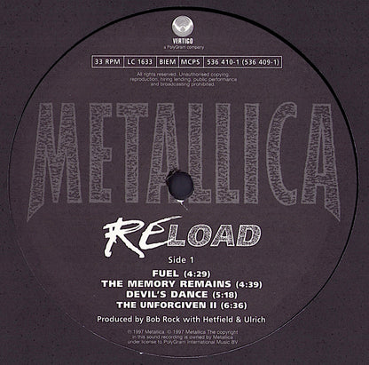 Metallica - Reload Vinyl 2LP