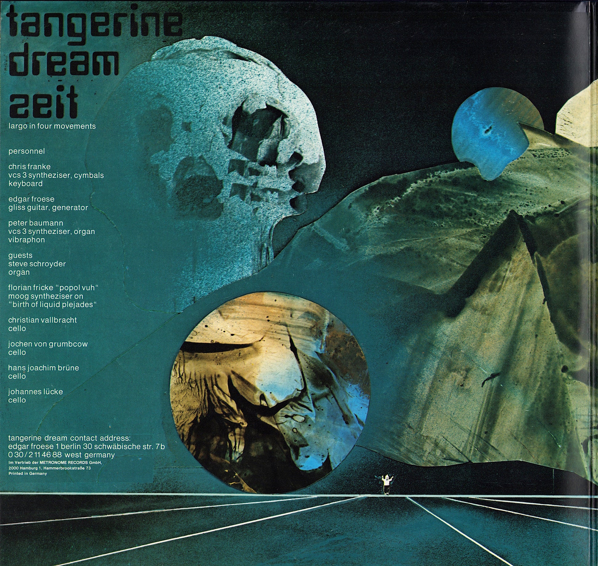 Tangerine Dream ‎– Zeit Vinyl 2LP