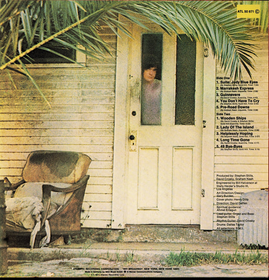 Crosby, Stills & Nash - Crosby, Stills & Nash Vinyl LP | DE Reissue | 1977 Kopie