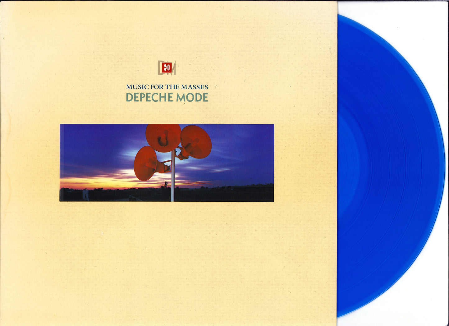 Depeche Mode ‎- Music For The Masses Blue Vinyl LP