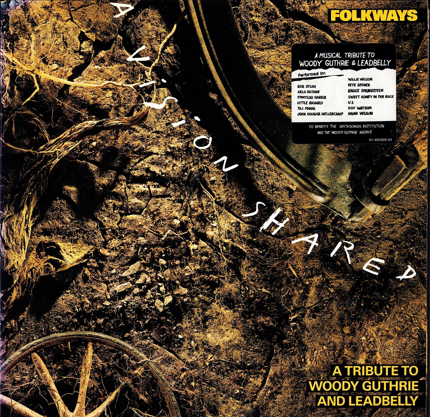 Folkways: A Vision Shared - A Tribute To Woody Guthrie And Leadbelly (Vinyl LP | EU Original | 1988)