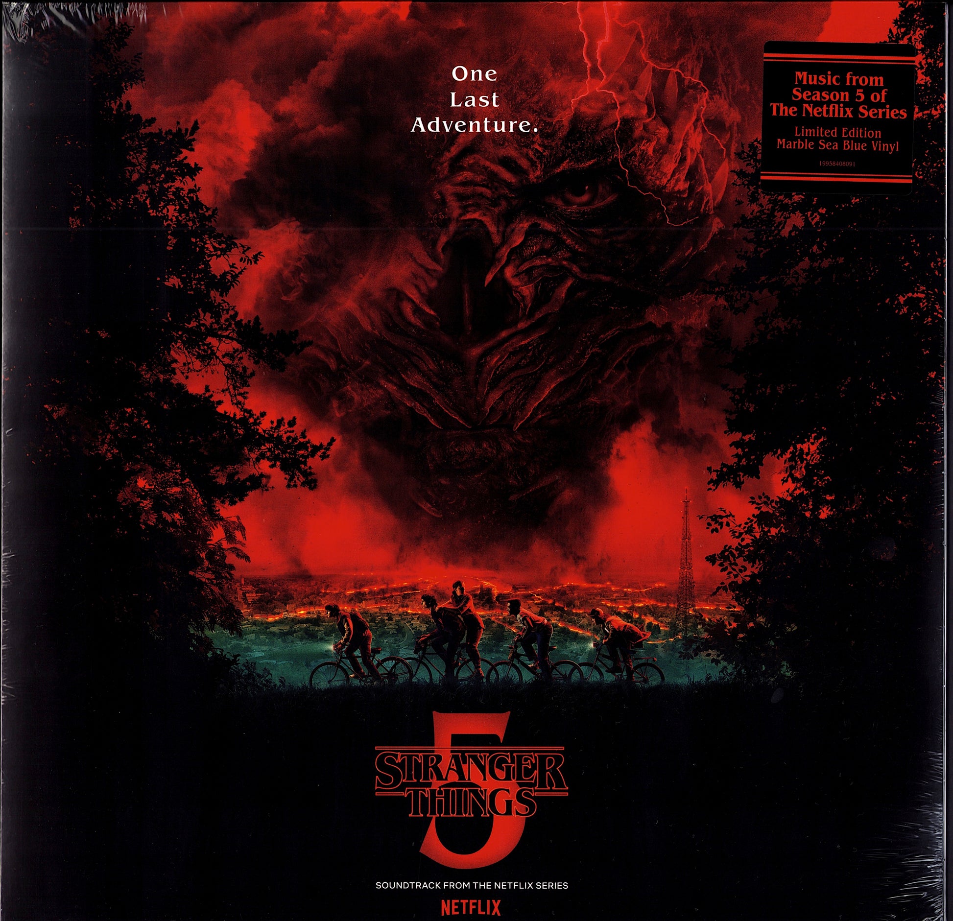 Stranger Things Season 5 Soundtrack Sea Blue Smoke Vinyl LP Limited Edition