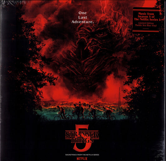 Stranger Things Season 5 Soundtrack Sea Blue Smoke Vinyl LP Limited Edition