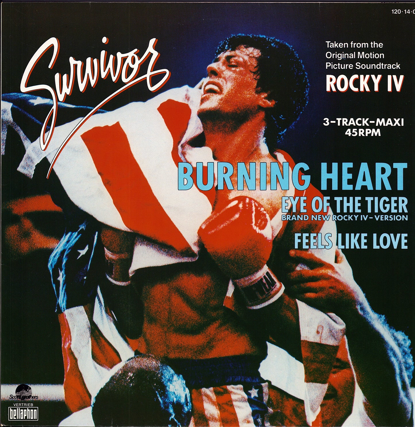 Survivor – Burning Heart Vinyl 12" Maxi-Single