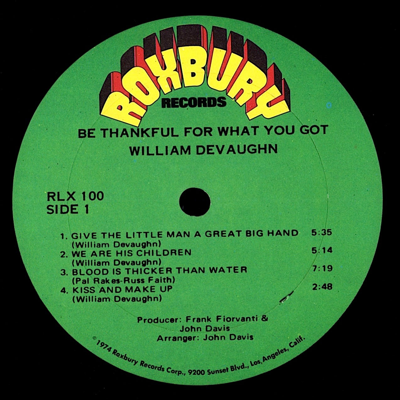 William DeVaughn – Be Thankful For What You Got (Vinyl LP | US Original | 1974)