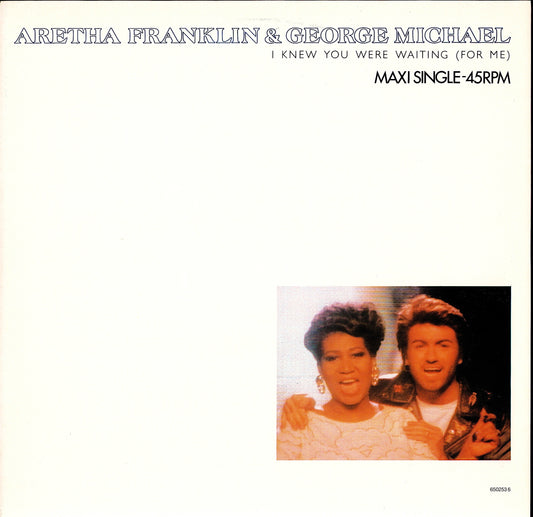 Aretha Franklin & George Michael – I Knew You Were Waiting For Me Vinyl 12" Maxi | EU Original | 1987