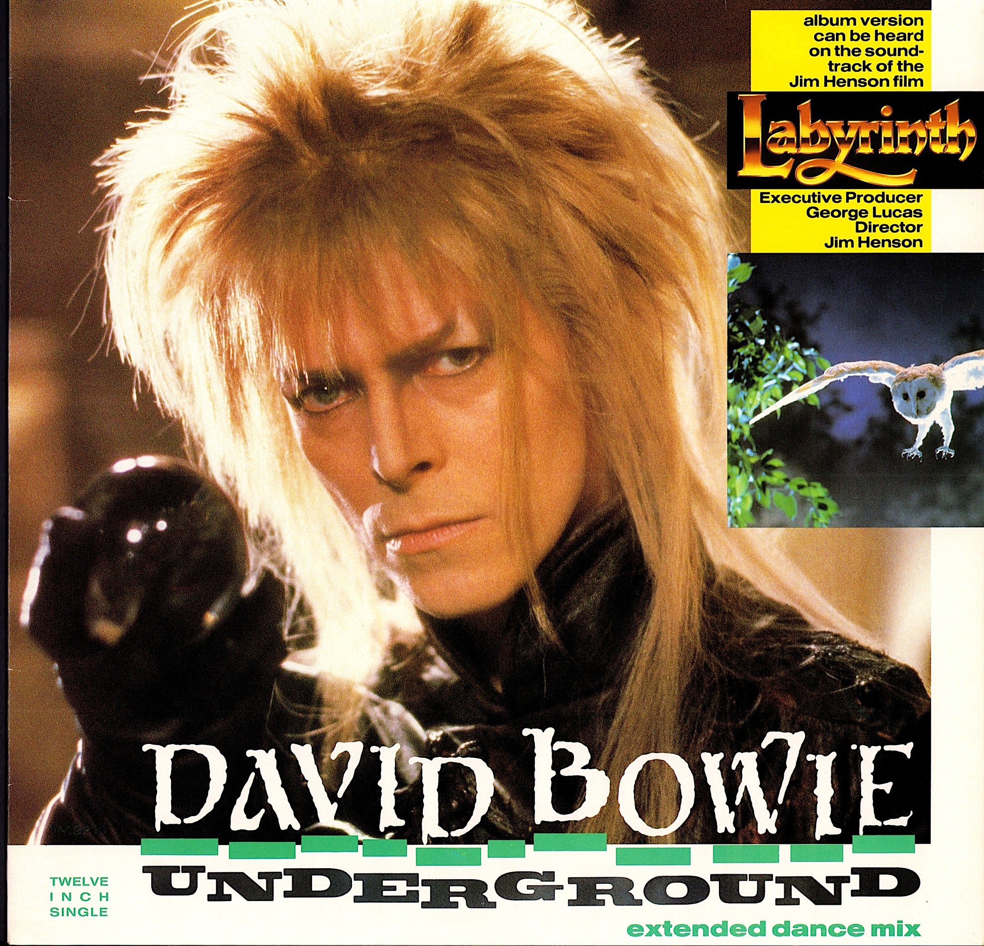 David Bowie – Underground Extended Dance Mix Vinyl 12" Maxi | EU Original | 1986