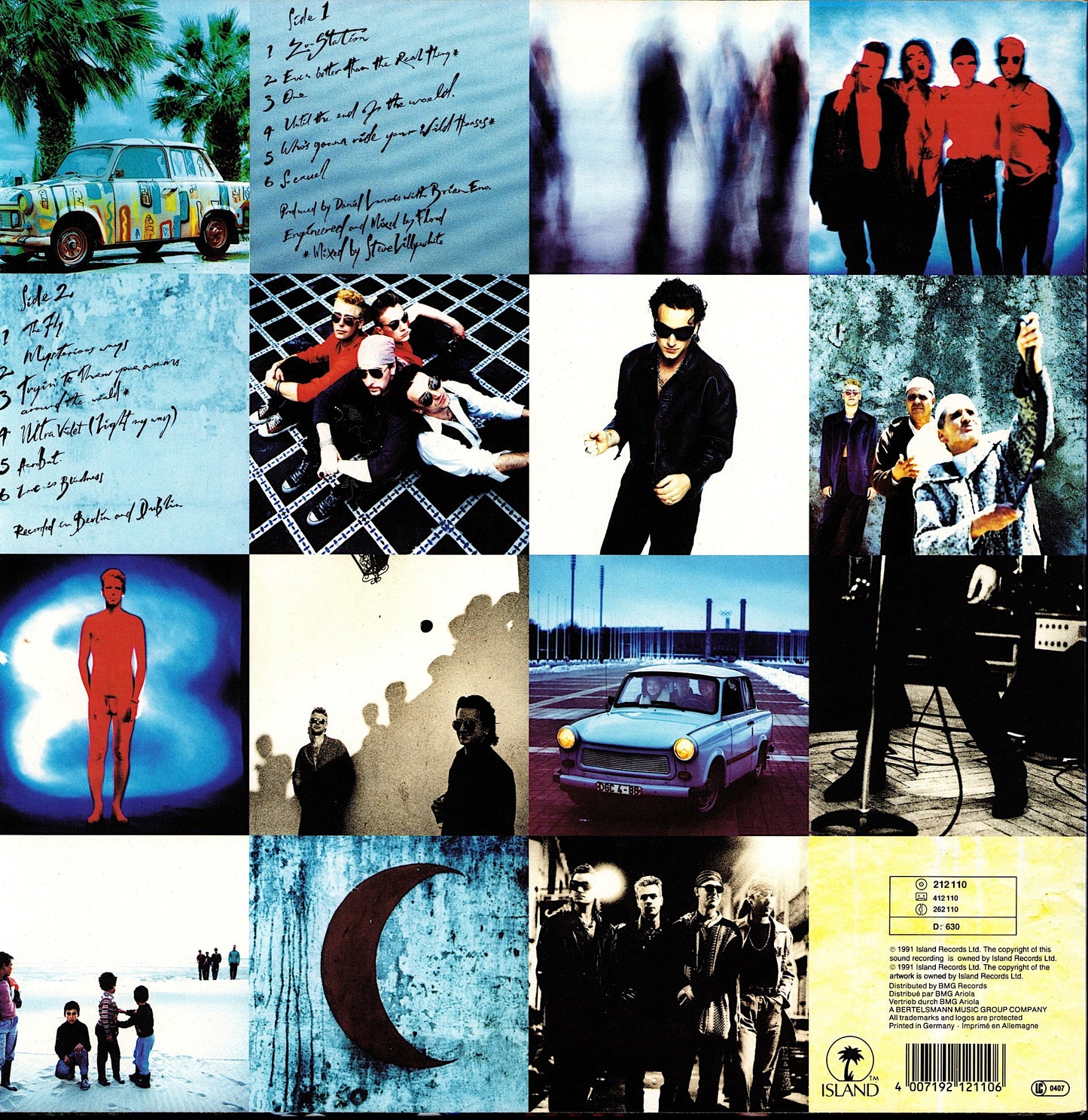 U2 – Achtung Baby Vinyl LP | EU Reissue | 1991