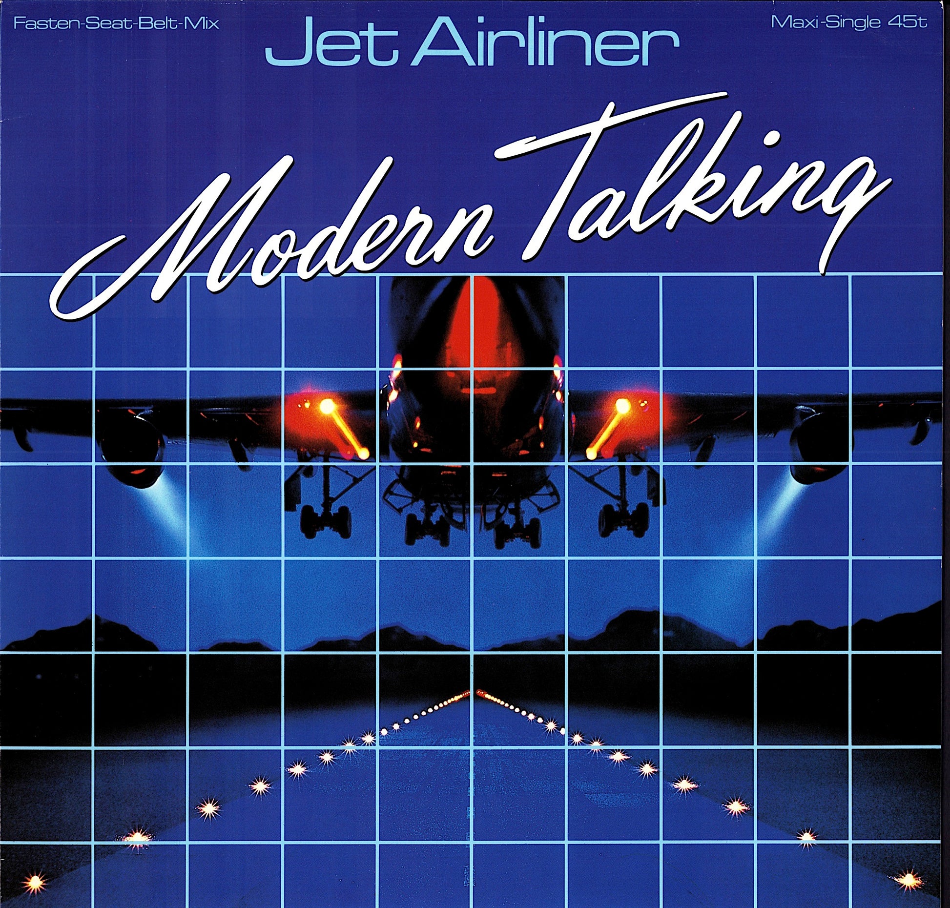 Modern Talking – Jet Airliner Fasten-Seat-Belt-Mix Vinyl 12" Maxi | EU Original | 1987