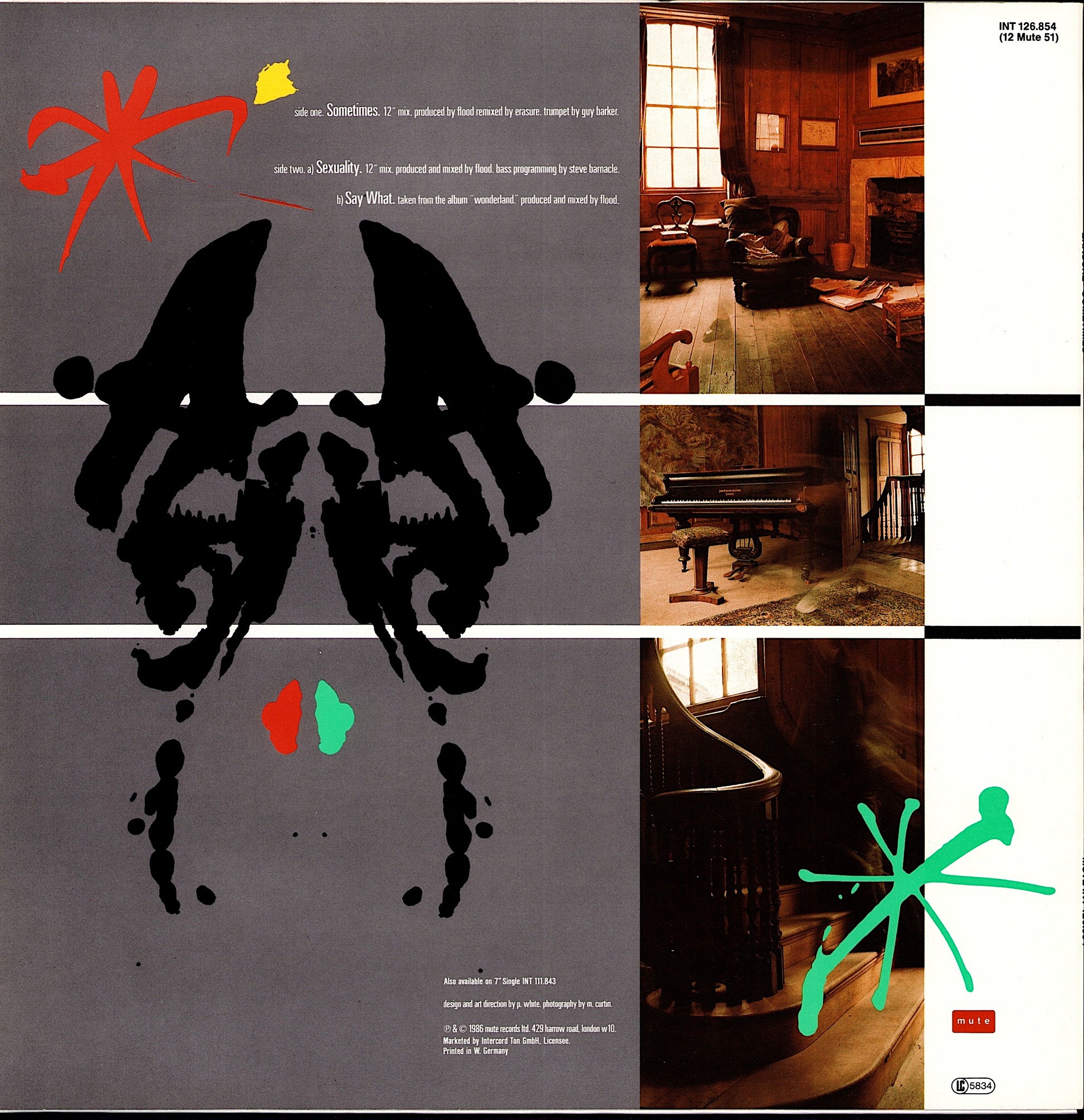 Erasure – Sometimes Vinyl 12" Maxi | DE Original | 1986