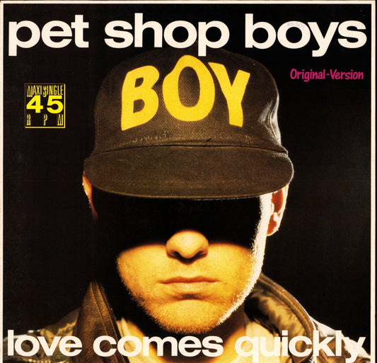 Pet Shop Boys – Love Comes Quickly Vinyl 12" Maxi | DE Original | 1986