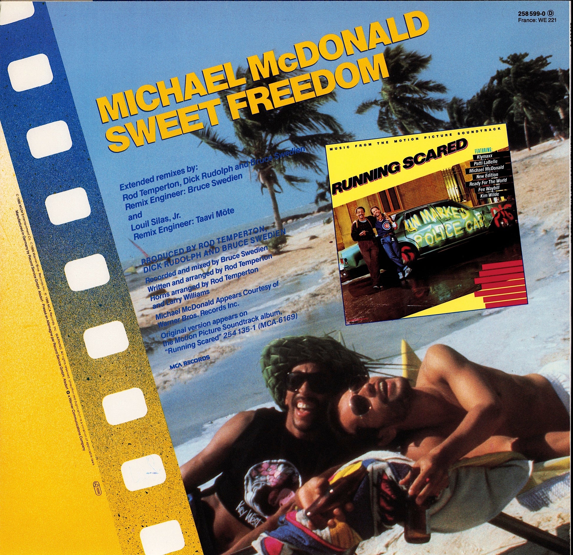 Michael McDonald – Sweet Freedom Vinyl 12" Maxi | EU Original | 1986