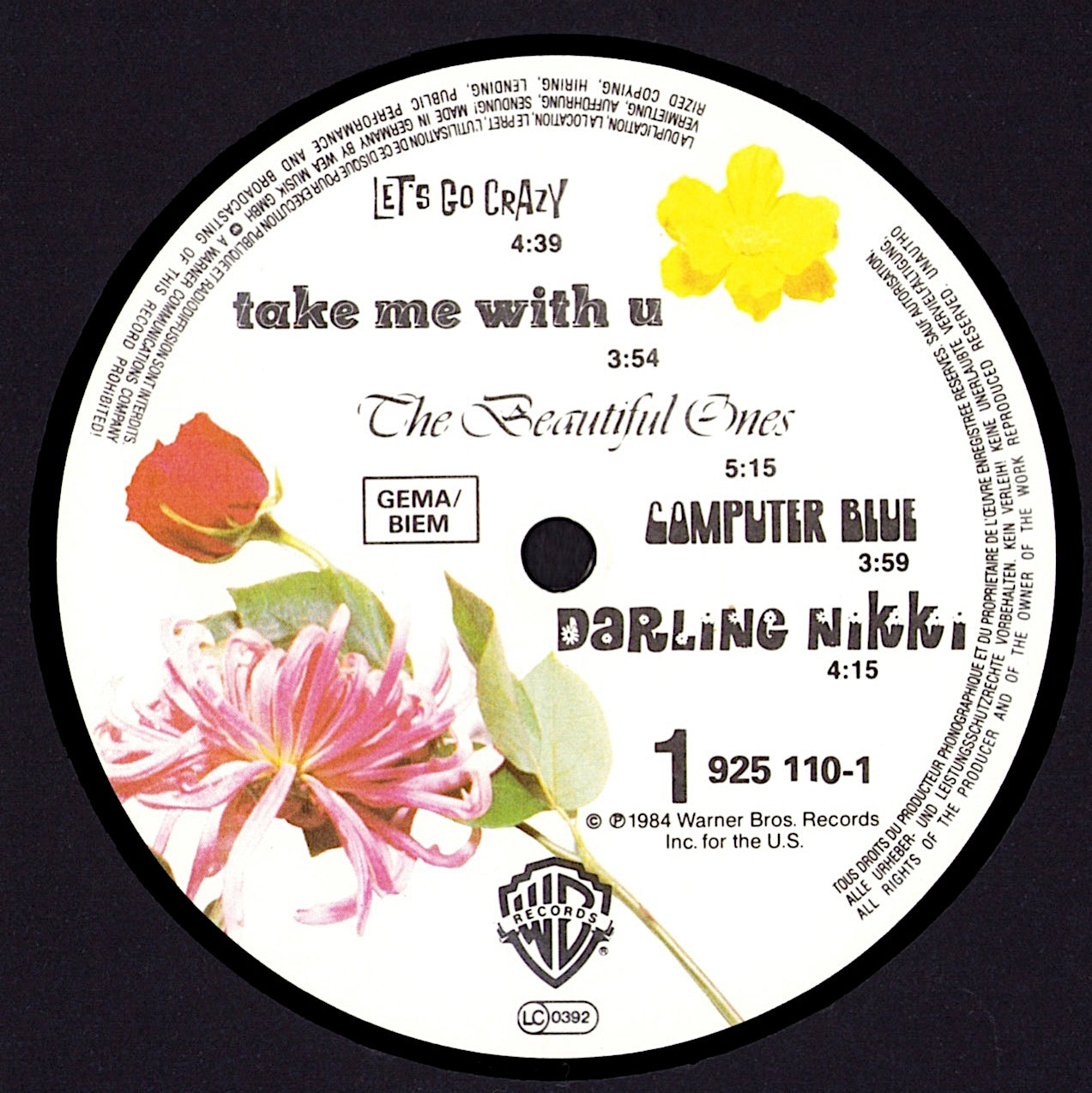 Prince And The Revolution - Purple Rain Vinyl LP