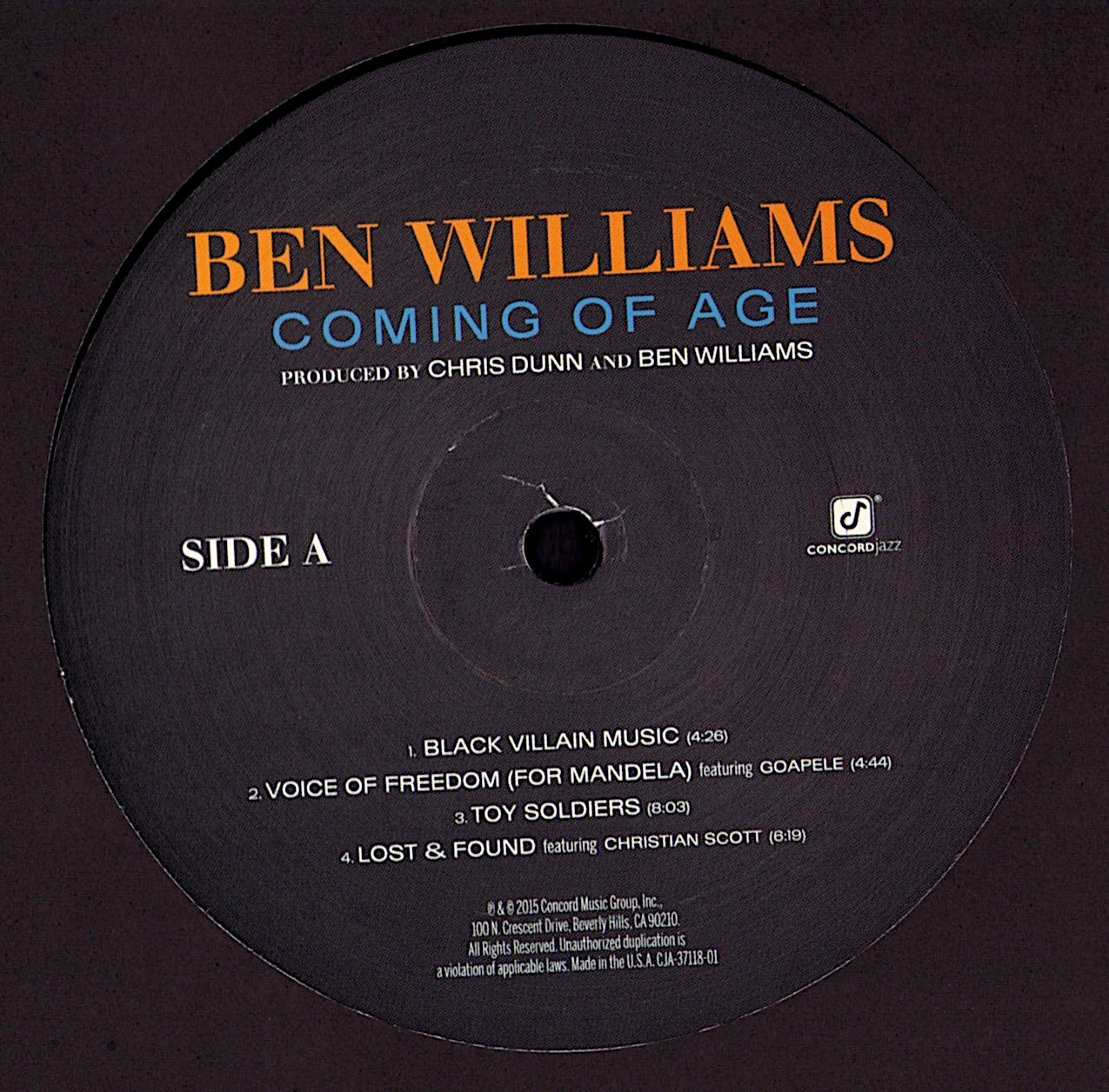 Ben Williams - Coming Of Age Vinyl LP