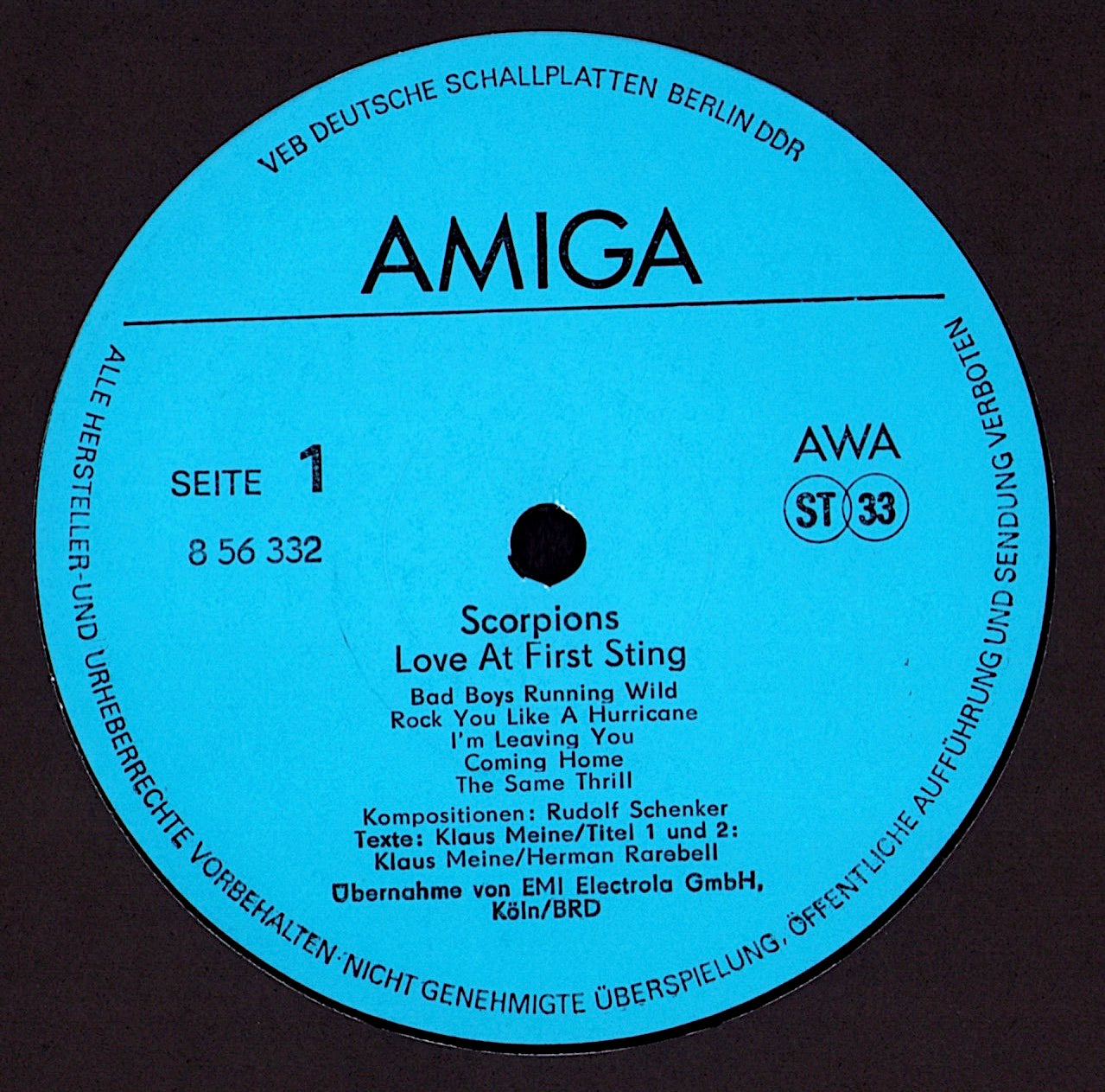 Scorpions – Love At First Sting Vinyl LP