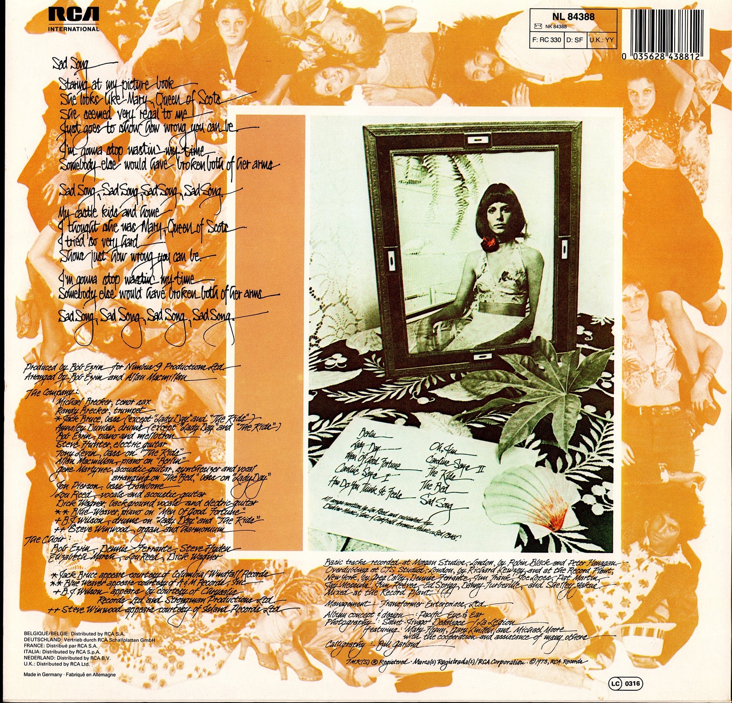 Lou Reed – Berlin Vinyl LP