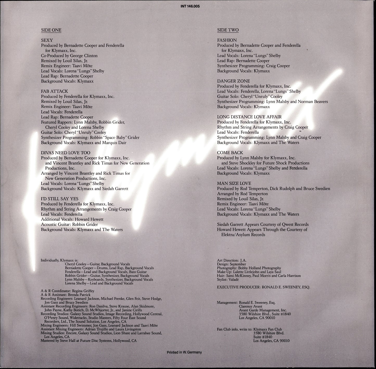 Klymaxx – Klymaxx Vinyl LP