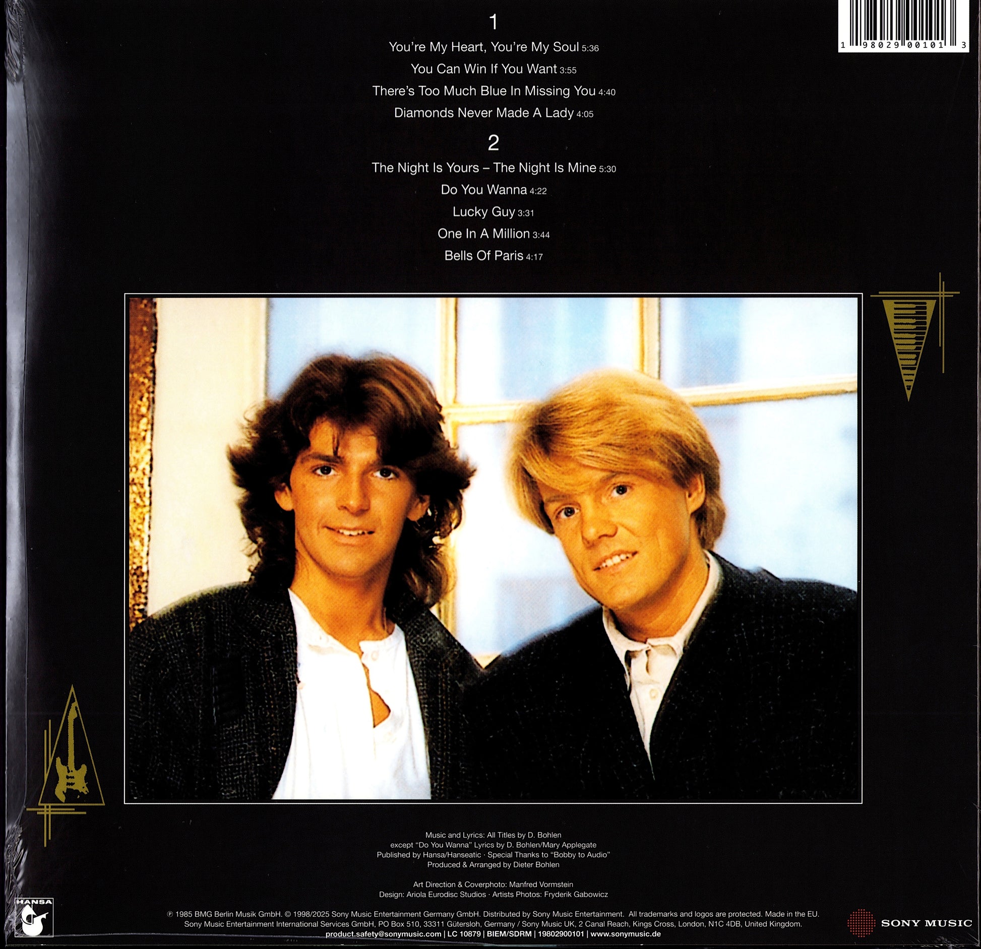 Modern Talking - The First Album 40th Anniversary Edition Limited Edition Gold Vinyl LP