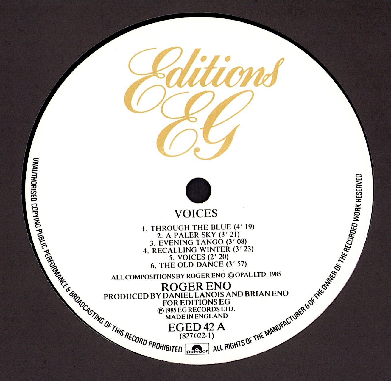 Holger Czukay - On The Way To The Peak Of Normal Vinyl LP Kopie Kopie Kopie