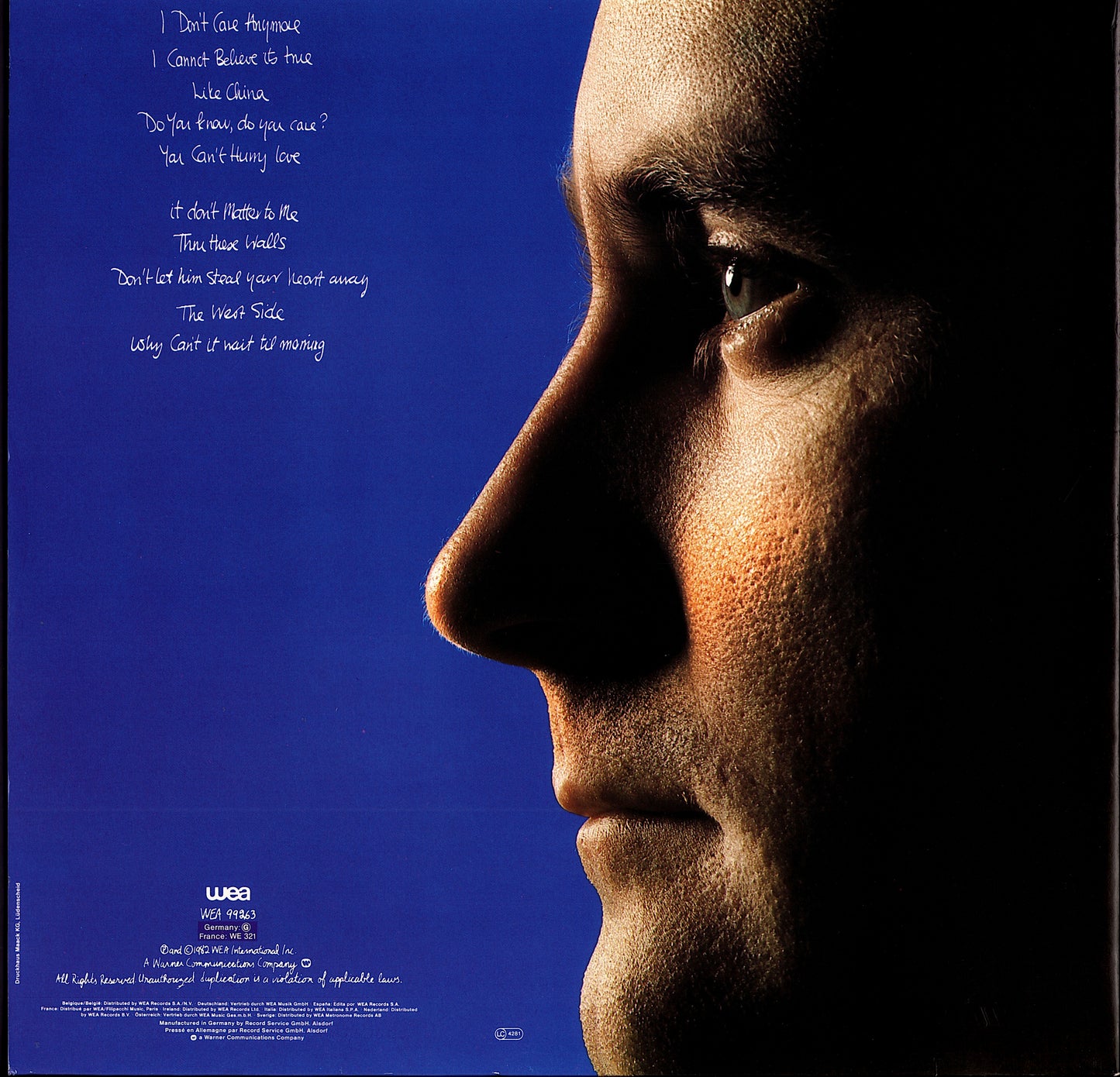 Phil Collins - Hello, I Must Be Going! Vinyl LP