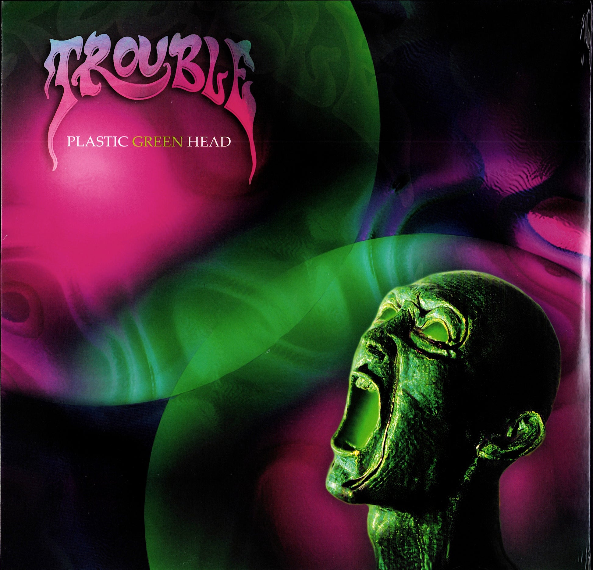 Trouble - Plastic Green Head Green Transparent Vinyl LP