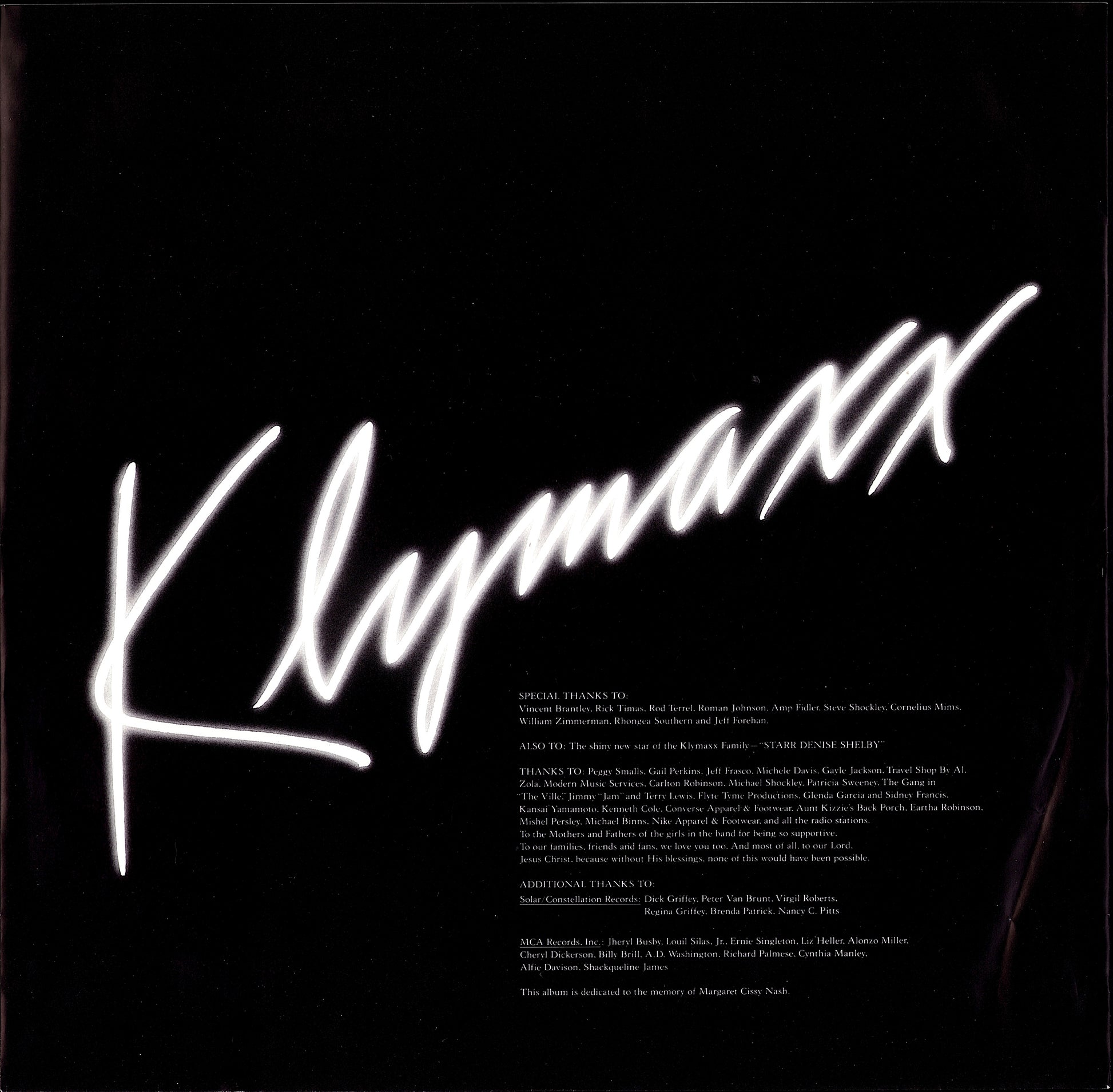 Klymaxx – Klymaxx Vinyl LP